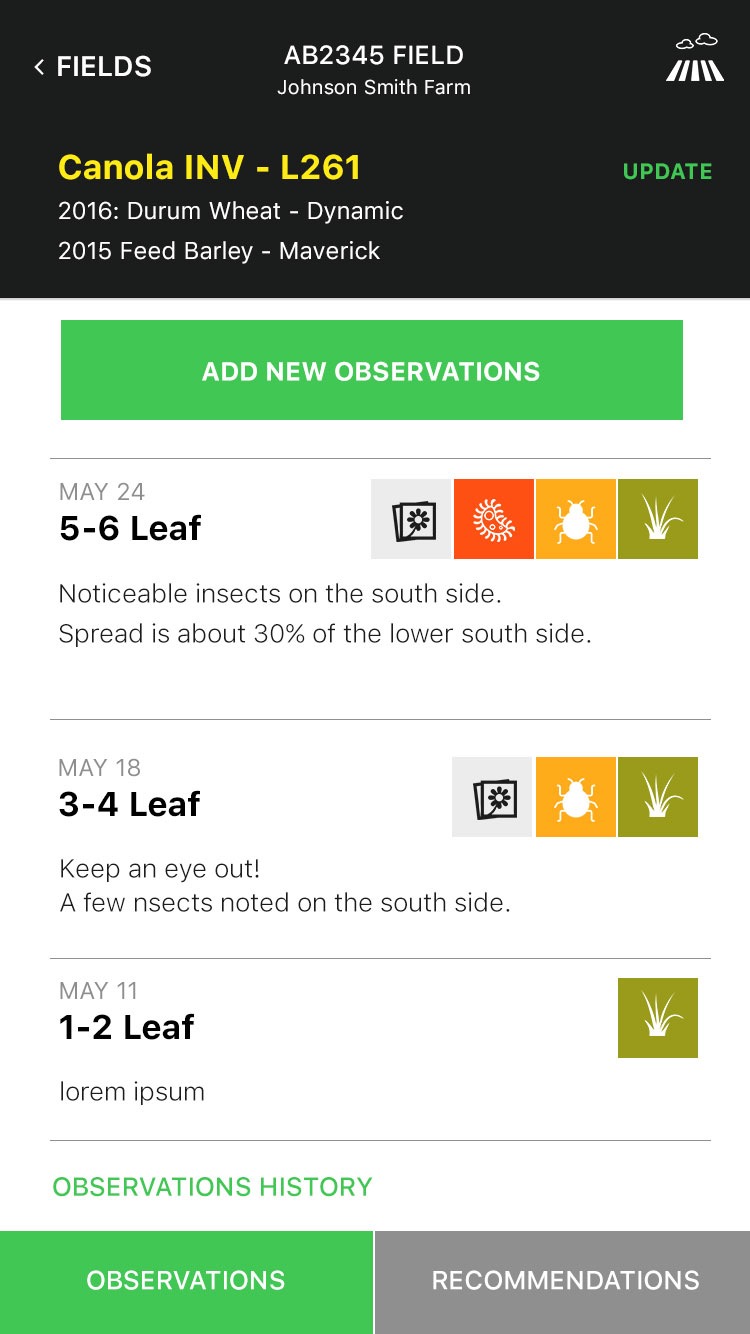 iOS App development - Scout Observation