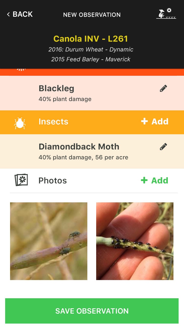 iOS - Field Reporting for farmers app