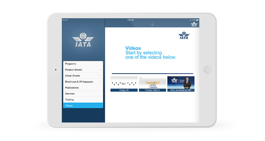IATA iPad Development