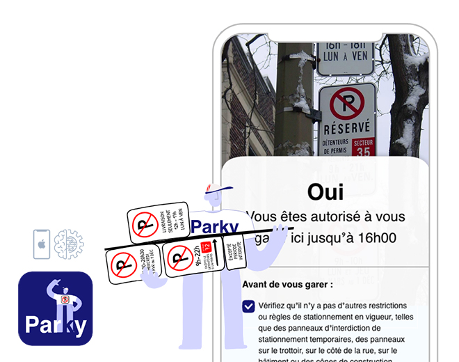 Parky.AI - Montreal Parking Signs AI Interpreter App