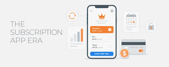 The subscription app era for mobile software businesses